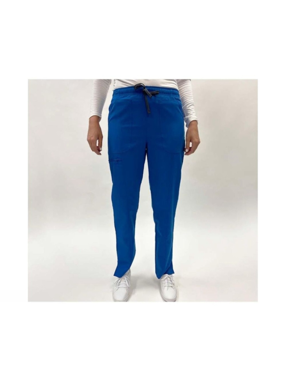 NEW Scrubology Core Women's Cargo Tapered Leg Scrub Pant Royal XS